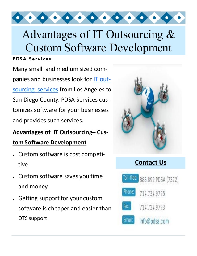 Advantages of outsourcing software development